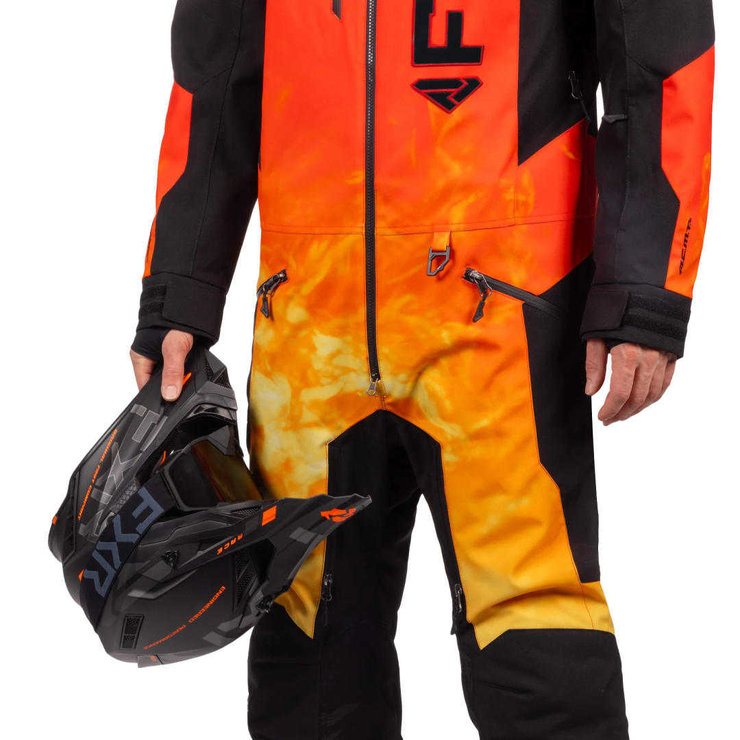 Комбинезон FXR Helium без утеплителя Black/Flame, XL