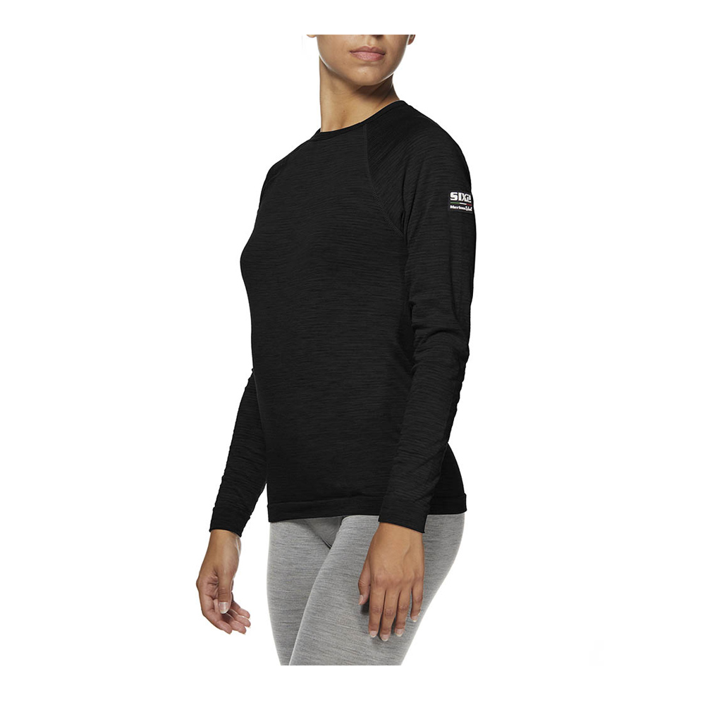 Термокофта SIXS TS2 MERINOS WOOL Wool Black, S/M