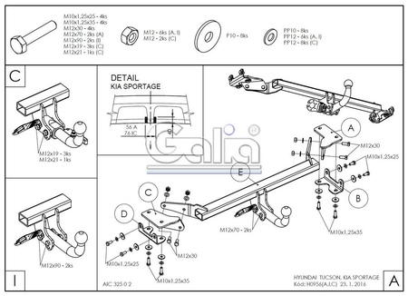 Купить фаркоп hyundai tucson, kia sportage 4 дорестайл 2015-2018 - h095c galia по цене 28 792 р. Низкие цены. Большой выбор. Доставка по всей России. Интернет-магазин в Москве. Только положительные отзывы!