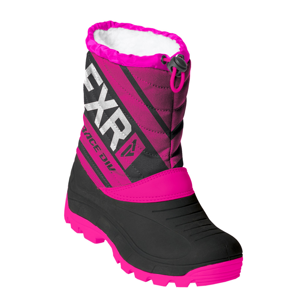 Детские ботинки FXR Octane с утеплителем Black/Fuchsia, 7/8, 25/26