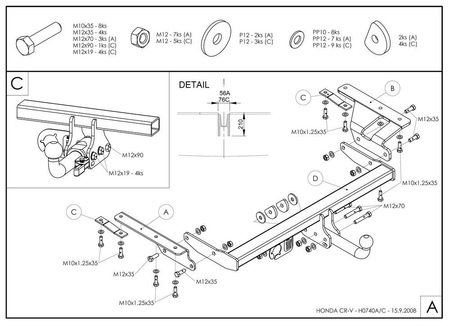 Купить фаркоп honda cr-v 2007-2012 - h074a galia по цене 24 292 р. Низкие цены. Большой выбор. Доставка по всей России. Интернет-магазин в Москве. Только положительные отзывы!