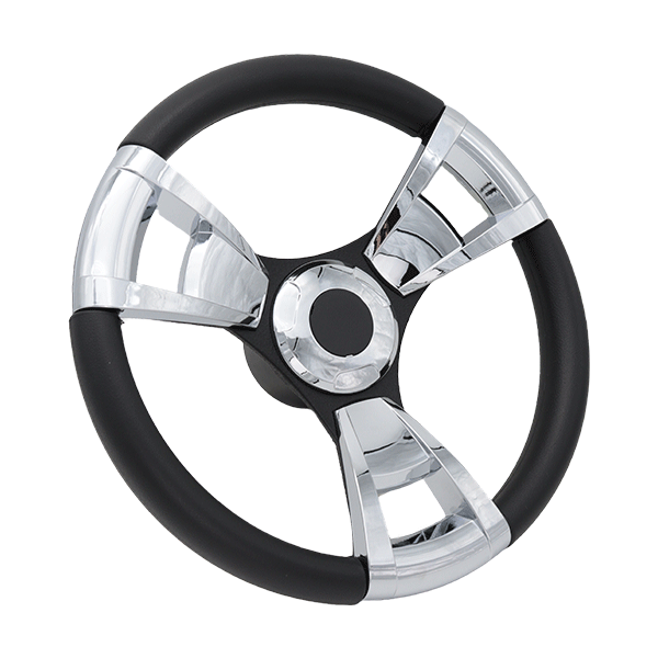 Купить рулевое колесо штурвал руль 350 мм gussi 013 хром италия 30133581sgu по цене  Низкие цены. Большой выбор. Доставка по всей России. Интернет-магазин в Москве. Только положительные отзывы!