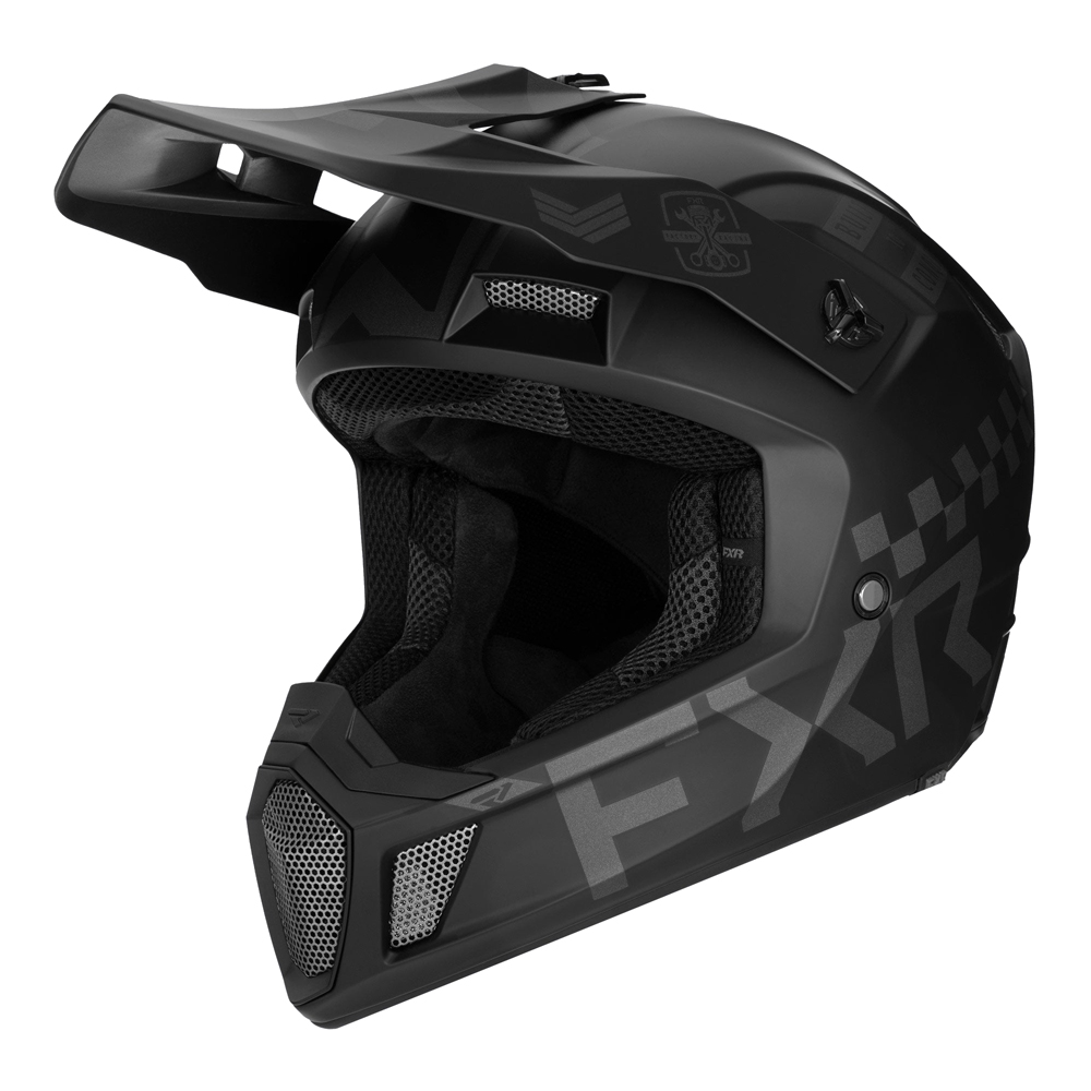 Шлем FXR Clutch Stealth Black Ops, 2XL