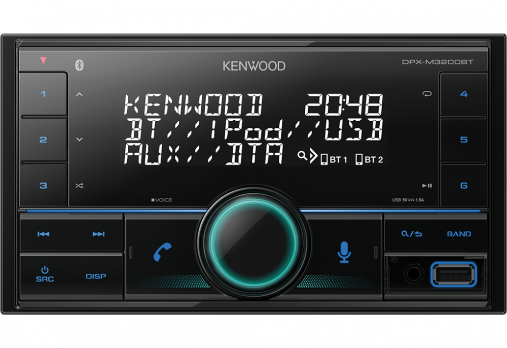 Автомобильный цифровой медиа-ресивер KENWOOD DPX-M3200BT