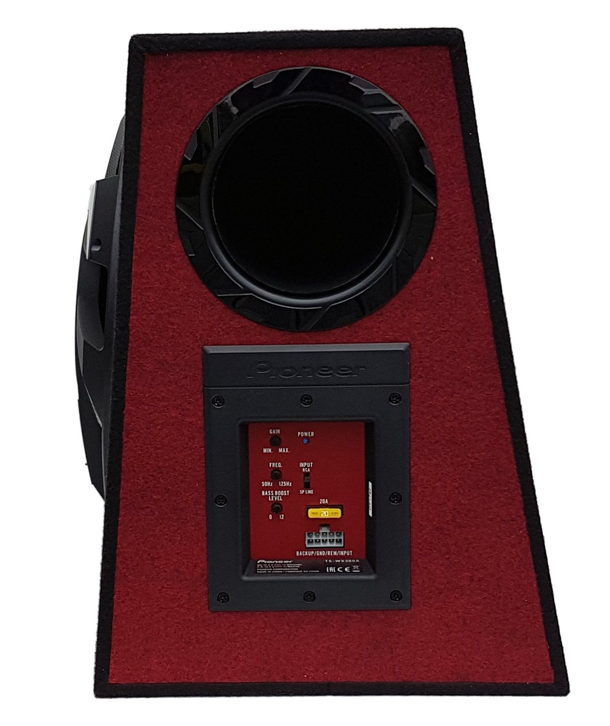 Автомобильный корпусной активный сабвуфер 12” (30 см) PIONEER TS-WX300A