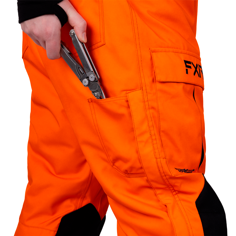 Полукомбинезон FXR Excursion с утеплителем Orange/Black, 2XL