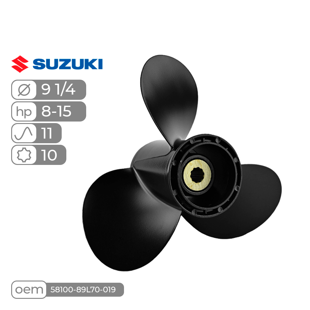 Купить винт гребной skipper для suzuki 8-15hp алюминиевый, диаметр - 9 1/4", шаг 11" sk58100-89l70-019_pack по цене 34 940 р. Низкие цены. Большой выбор. Доставка по всей России. Интернет-магазин в Москве. Только положительные отзывы!