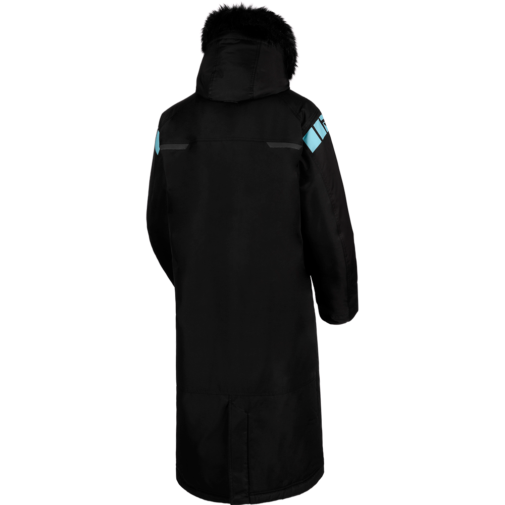 Пальто FXR Warm-Up с утеплителем Black/Maui Blue, M