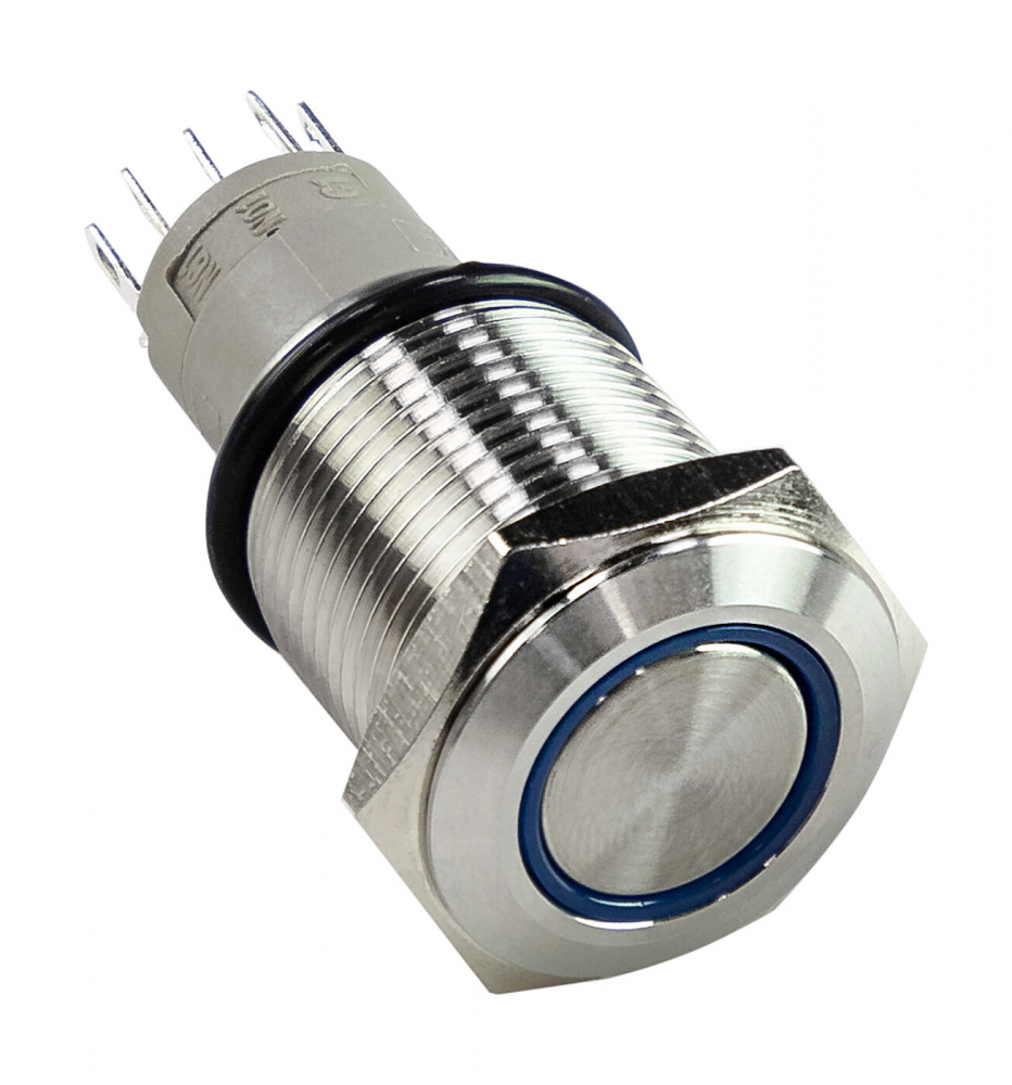 Купить кнопка без фиксации 12в 5а off-(on) 5p d16 синяя подсветка по цене 570 р. Низкие цены. Большой выбор. Доставка по всей России. Интернет-магазин в Москве. Только положительные отзывы!