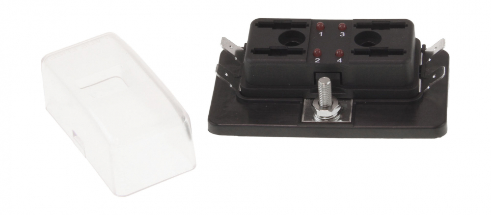 Купить блок на 4 предохранителя atp/atc/ato с крышкой и индикацией исправности предохранителя aes16150204 по цене  Низкие цены. Большой выбор. Доставка по всей России. Интернет-магазин в Москве. Только положительные отзывы!