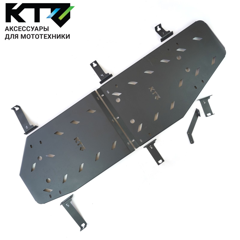 Защита топливного бака для TANK 700 3.0 АКПП 4WD 2024+ Сталь 3 мм KTZ
