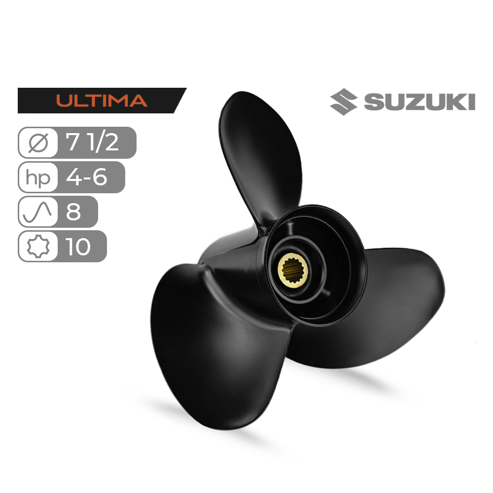 Купить винт гребной skipper ultima для suzuki 4-6hp алюминиевый, диаметр 7 1/2", шаг 8" по цене 22 060 р. Низкие цены. Большой выбор. Доставка по всей России. Интернет-магазин в Москве. Только положительные отзывы!