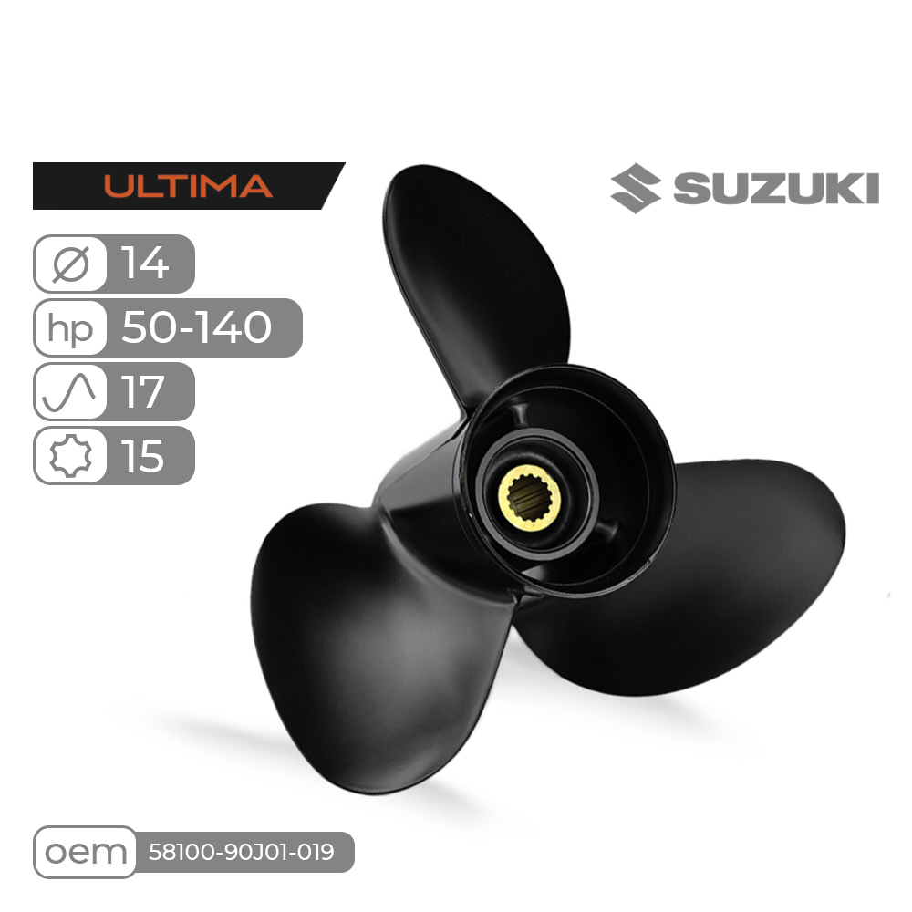 Купить винт гребной skipper ultima для suzuki 50-140hp алюминиевый, диаметр 14", шаг 17" по цене 115 560 р. Низкие цены. Большой выбор. Доставка по всей России. Интернет-магазин в Москве. Только положительные отзывы!