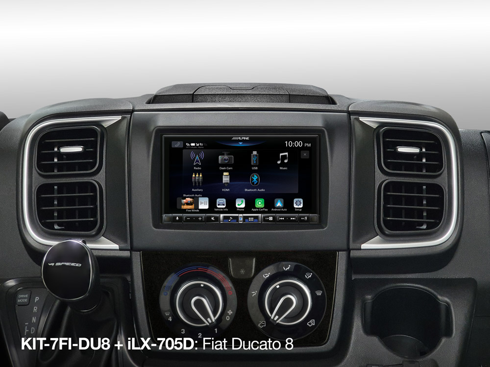 Автомобильный цифровой медиа-ресивер ALPINE iLX-705D