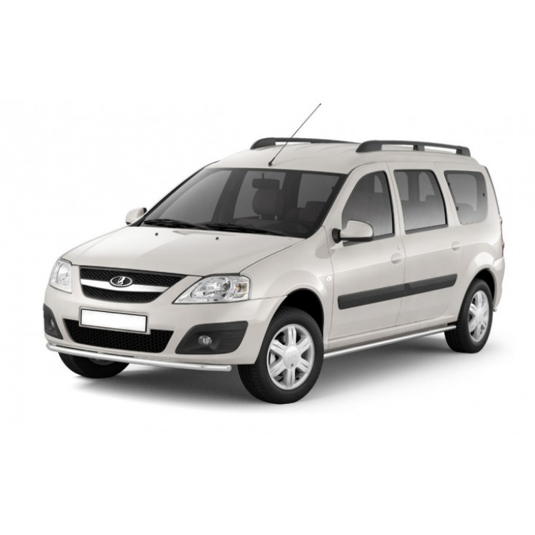 Защита порогов прямая d=51 мм (НПС) Lada Largus 2012-