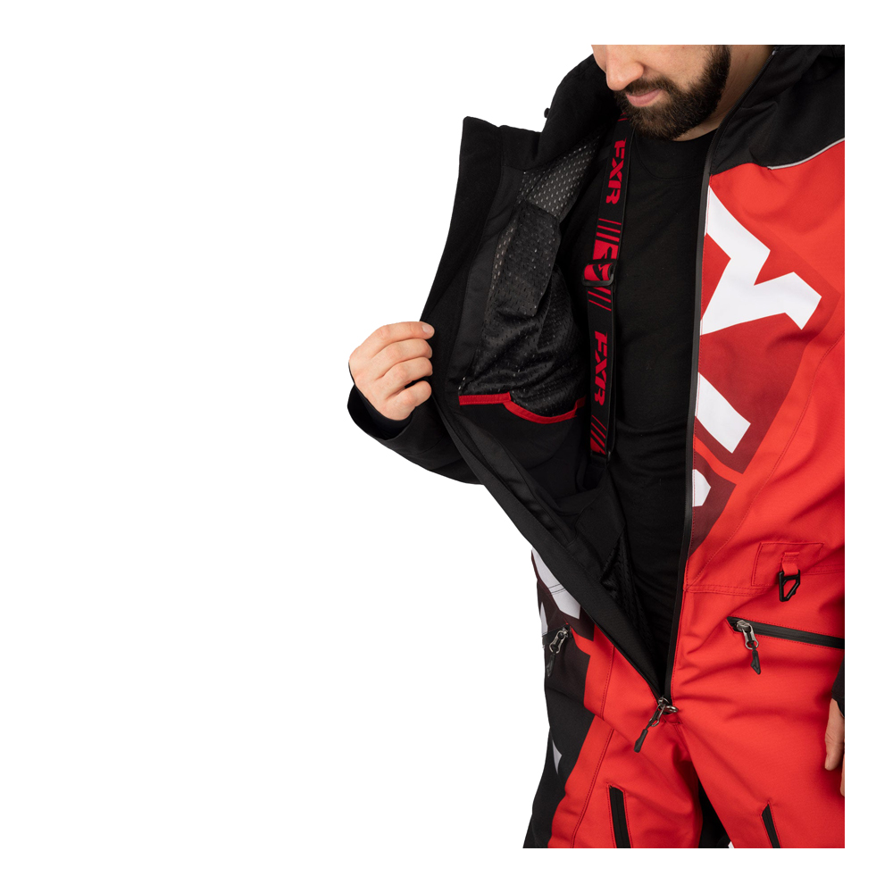 Комбинезон FXR CX F.A.S.T. с утеплителем Black/Red, S