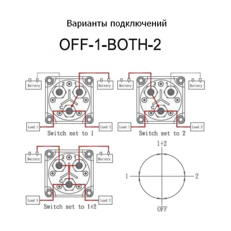Купить выключатель массы "off-1-both-2" (2 акб) 300а aes121130c по цене  Низкие цены. Большой выбор. Доставка по всей России. Интернет-магазин в Москве. Только положительные отзывы!