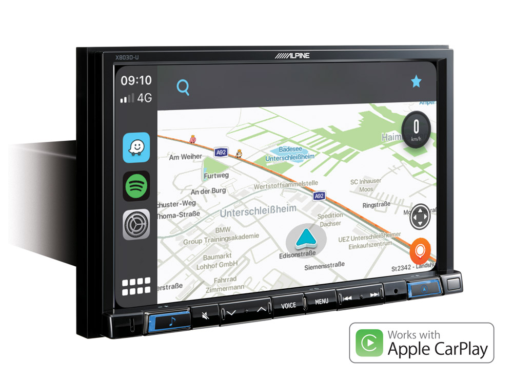 Автомобильный цифровой медиа-ресивер ALPINE X803D-U