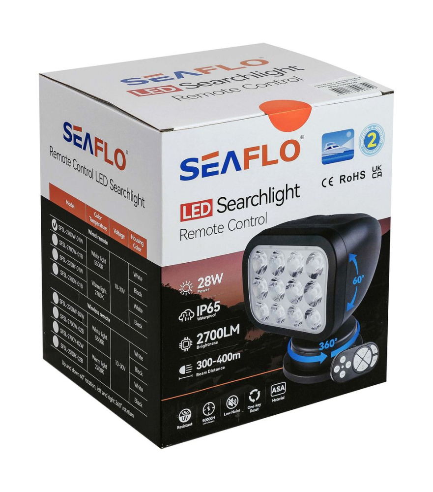 Купить прожектор с дистанционным управление 10-30в, seaflo sfsl2700w01w по цене 21 016 р. Низкие цены. Большой выбор. Доставка по всей России. Интернет-магазин в Москве. Только положительные отзывы!