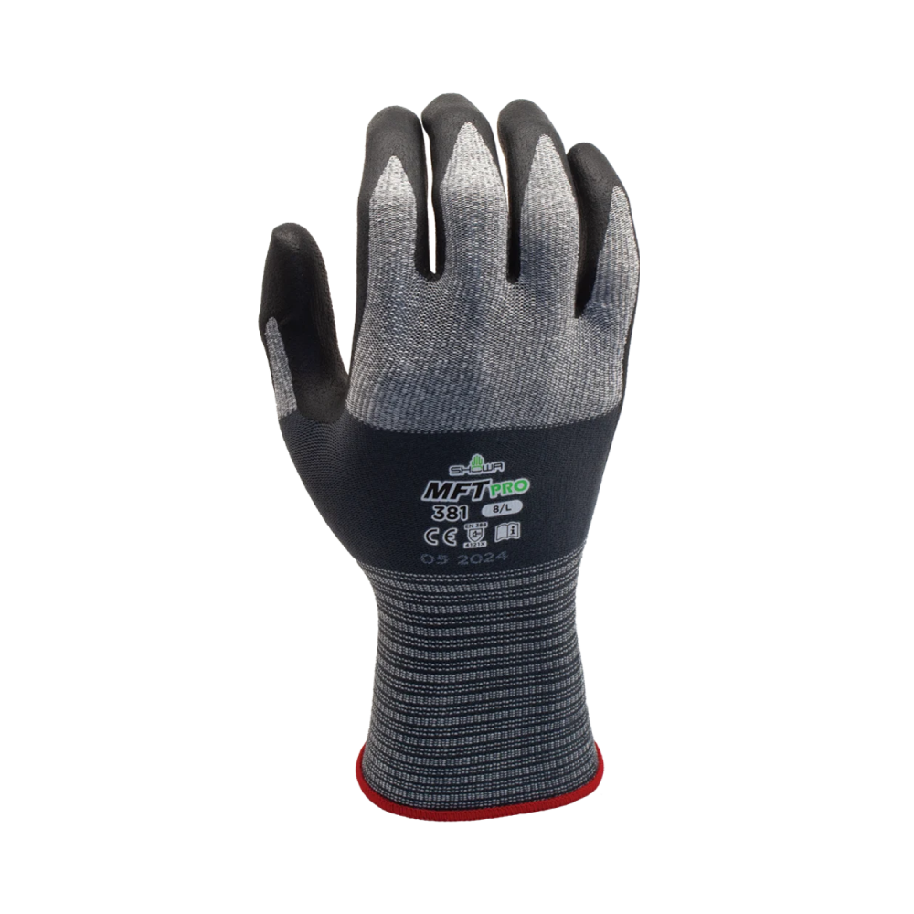 Перчатки защитные SHOWA MFT PRO 381 Grey/Black, M