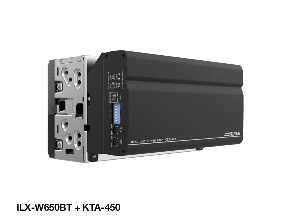 Автомобильный 4-х канальный усилитель ALPINE KTA-450