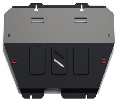 Защита картера + КПП, Opel Astra 2004-2010, V - 1.4; 1.6; 1.8/Opel Astra Family 2012-2016, V - 1.4; (111.04201.2) Rival