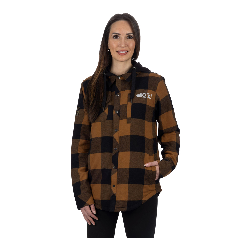 Куртка FXR Timber Flannel с утеплителем Copper/Black, XL