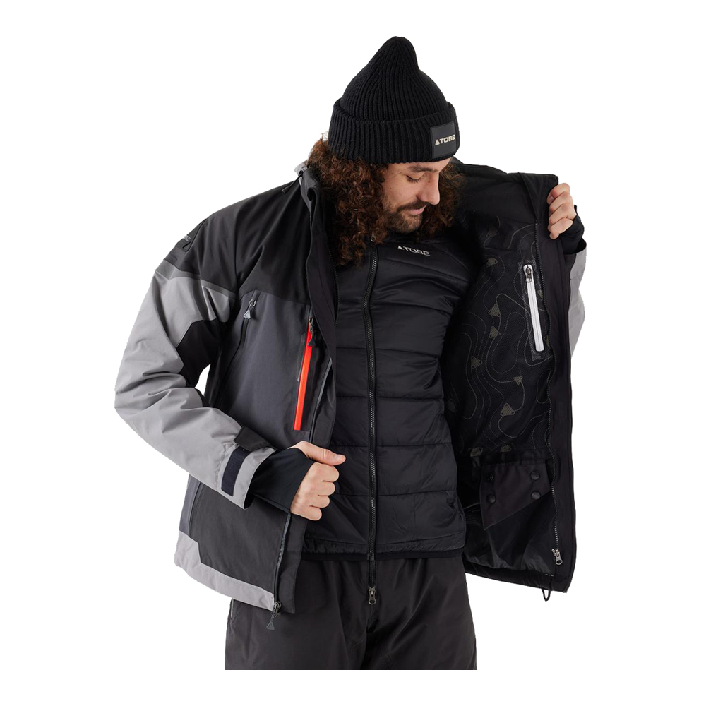 Куртка Tobe Contego 3-в-1 с утеплителем Steel Gray, XL