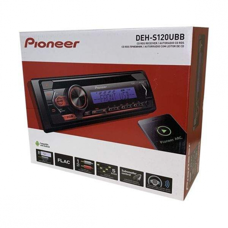 Автомобильный CD-ресивер PIONEER DEH-S120UBB
