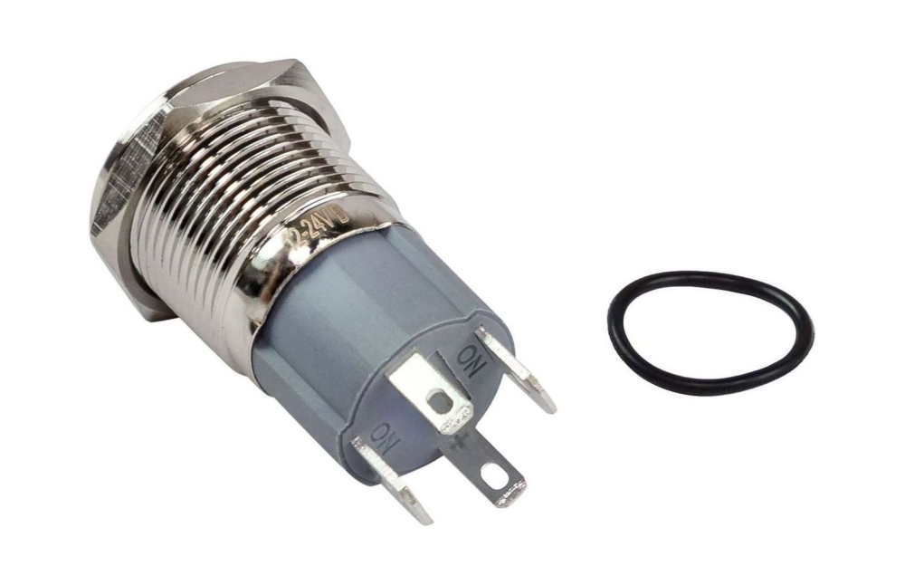 Купить кнопка с фиксацией, подсветка синяя, 12 в, д.16 мм, marine rocket по цене  Низкие цены. Большой выбор. Доставка по всей России. Интернет-магазин в Москве. Только положительные отзывы!