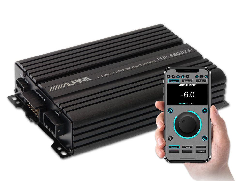Автомобильный процессор-усилитель ALPINE PDP-E802DSP