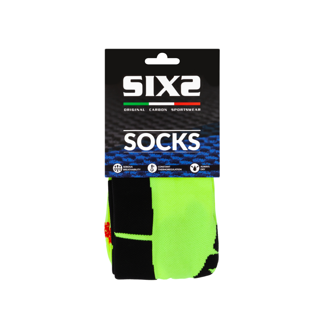 Носки SIXS SPEED2 Yelow/Black, I, Артикул: SPE2--I-GINE