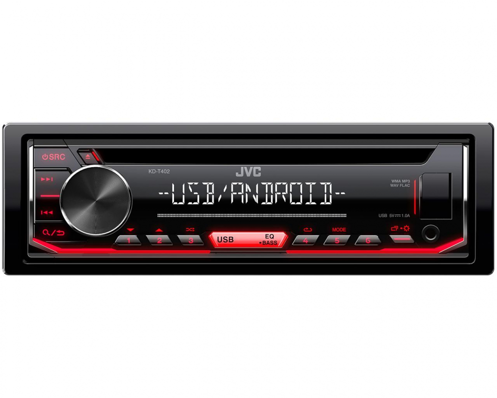 Автомобильный CD-ресивер JVC KD-T402