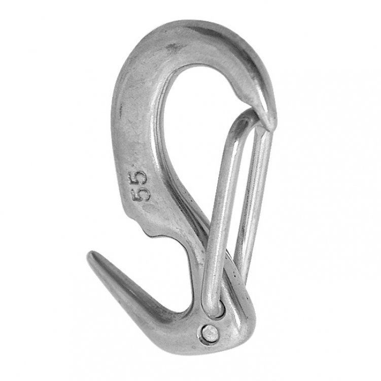 Купить карабин-крюк пружинный 55мм по цене  Низкие цены. Большой выбор. Доставка по всей России. Интернет-магазин в Москве. Только положительные отзывы!