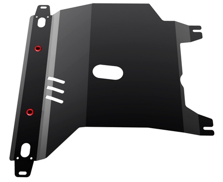 Защита картера + КПП, Chevrolet Lanos 2005-2009, V - 1.4/ZAZ Chance 2005-2014, V - 1.4 (111.06501.1) Rival