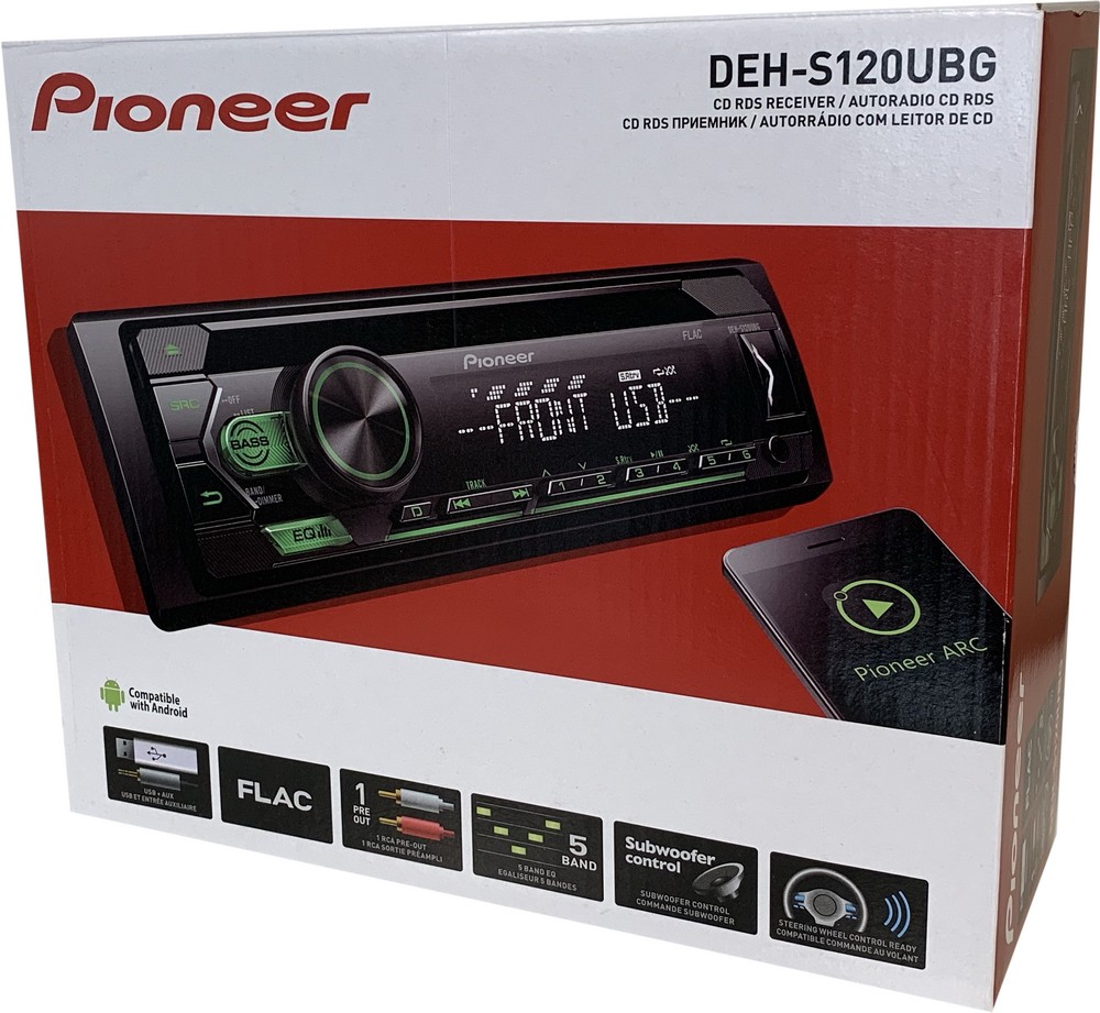 Автомобильный CD-ресивер PIONEER DEH-S120UBG