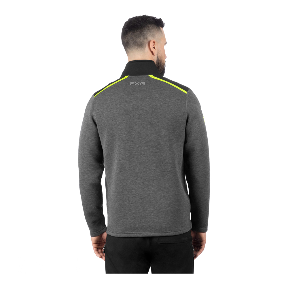 Толстовка FXR Altitude Tech Zip-Up Asphalt/Hi Vis, L