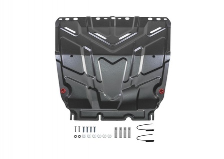 Защита картера + КПП , AutoMax, Сталь, Ford Focus 2015-2019, V - все/Ford Focus 2005-2011, V - все/Ford Focus 2011-2015, V - все/For (AM.1850.2) Rival