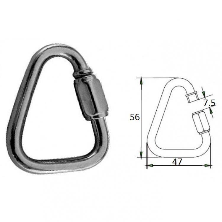 Купить гак-карабин треугольный 6 мм aisi 316 по цене 302 р. Низкие цены. Большой выбор. Доставка по всей России. Интернет-магазин в Москве. Только положительные отзывы!