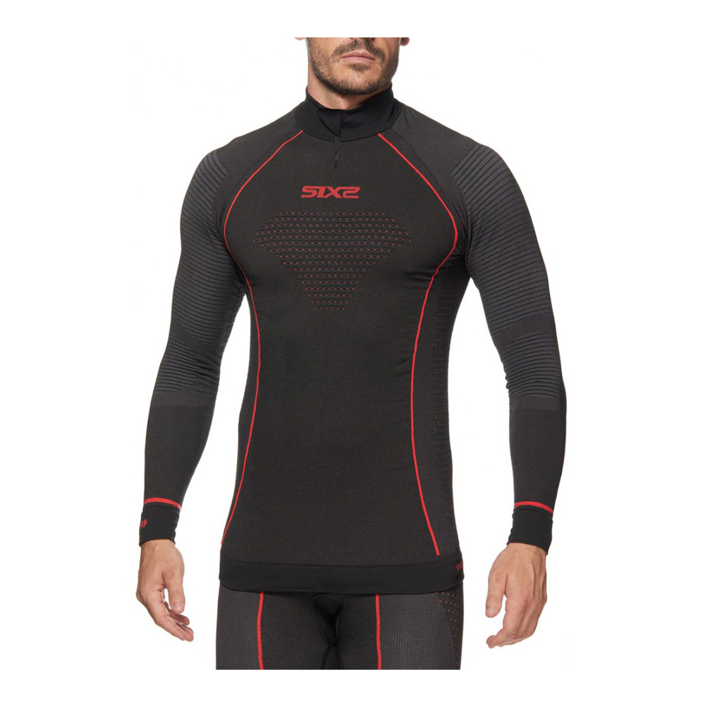 Термокофта SIXS TS13W CU Black/Red, XS/S