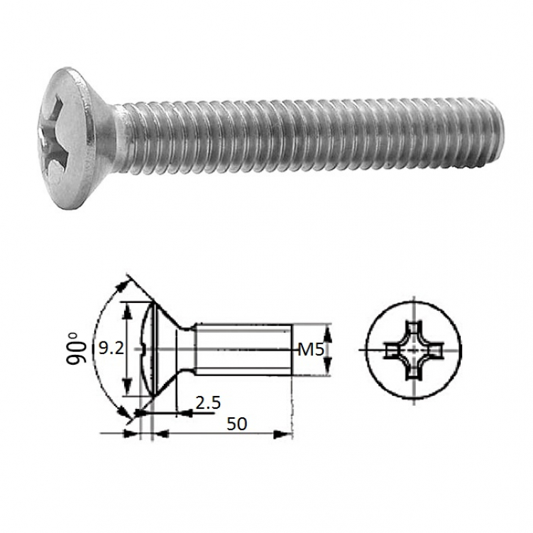 Купить винт п/пот.гол m5x50 нерж.a2 (100 шт) по цене  Низкие цены. Большой выбор. Доставка по всей России. Интернет-магазин в Москве. Только положительные отзывы!