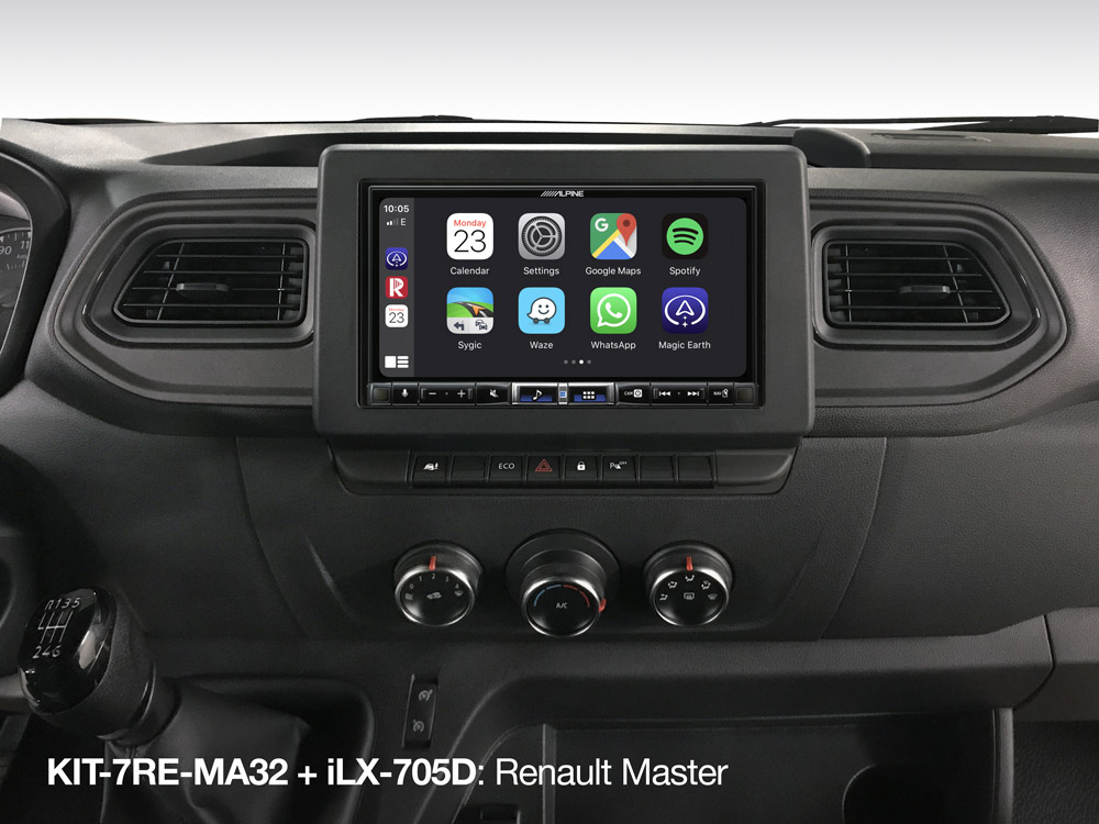 Автомобильный цифровой медиа-ресивер ALPINE iLX-705D