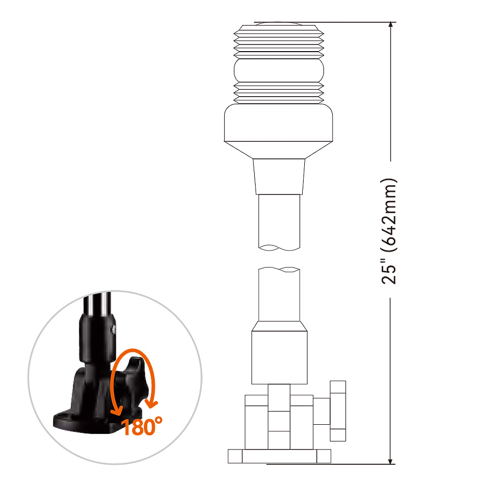 Купить клотиковый огонь на шарнирной стойке 642 мм по цене  Низкие цены. Большой выбор. Доставка по всей России. Интернет-магазин в Москве. Только положительные отзывы!