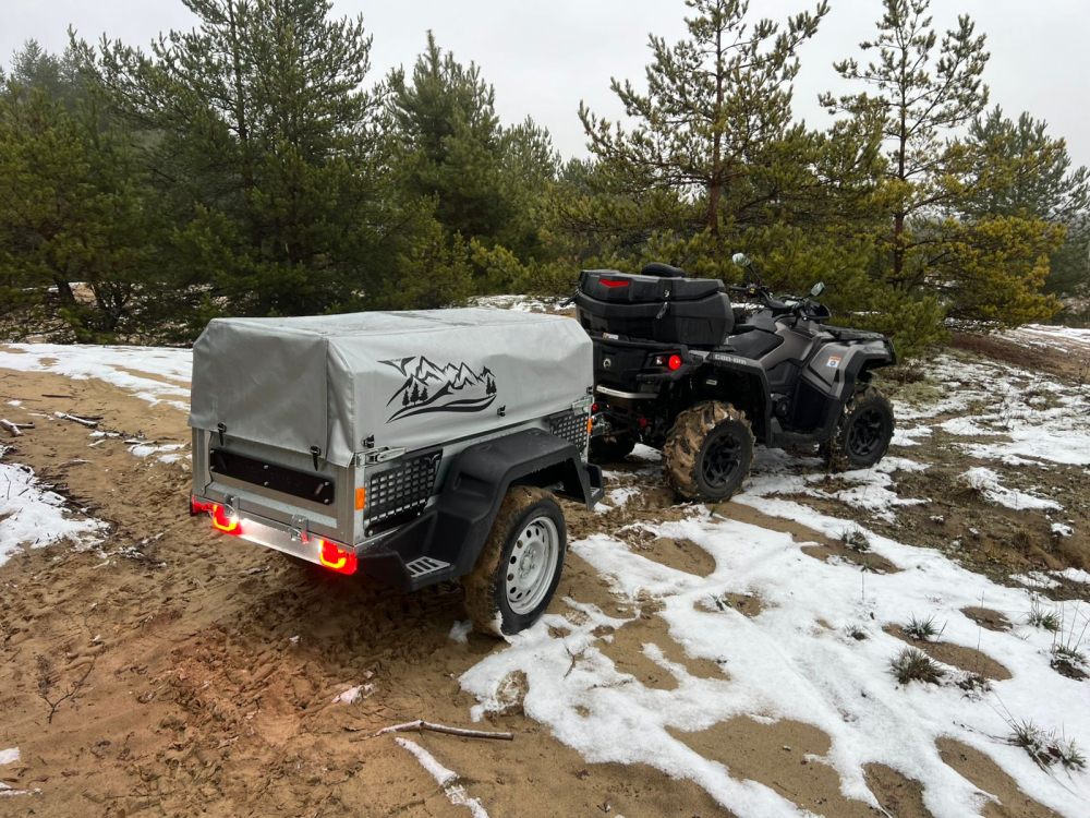 Прицеп для квадроцикла Voyage Вояж Mini 3 для квадроцикла ATV по низкой цене в Москве. Можете купить недорого и в наличии!Доставка по России. Всего 95 000 р.