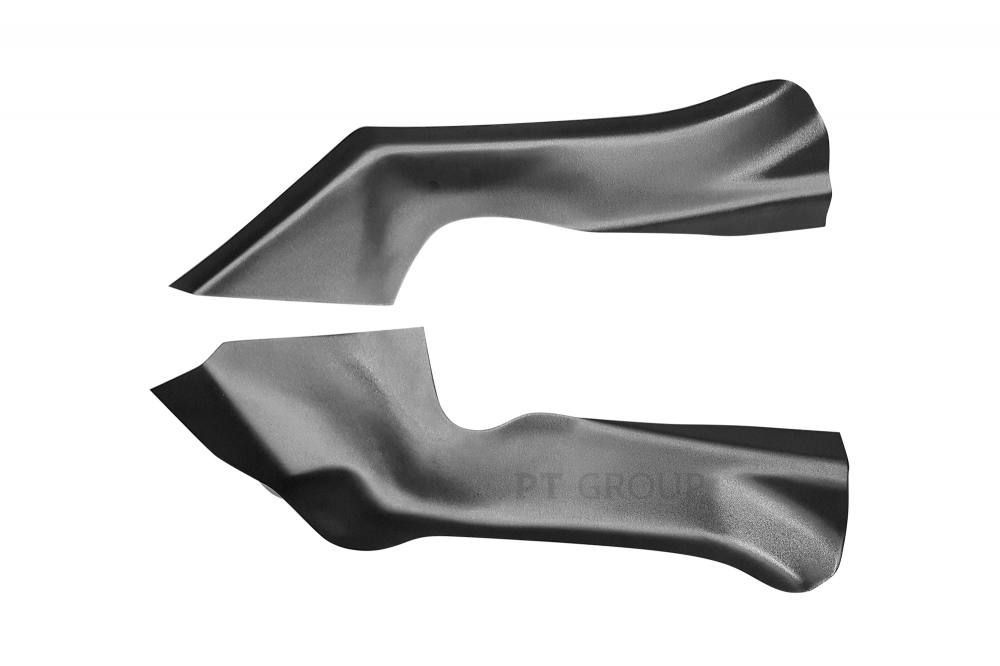 Накладки на ковролин тоннельные (2 шт) (ABS) Renault Logan 2014-, Renault Sandero 2014-, Renault Sandero Stepway 2014-