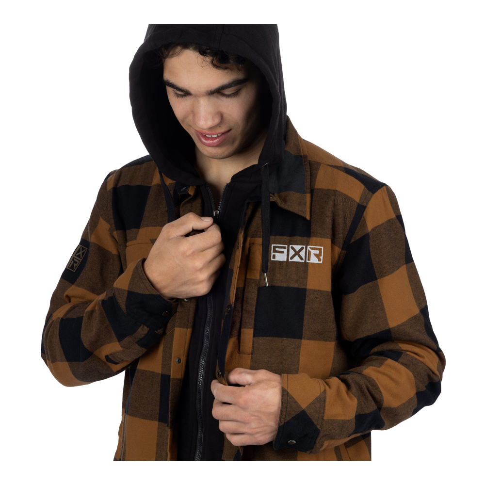 Куртка FXR Timber Flannel с утеплителем Copper/Black, XL