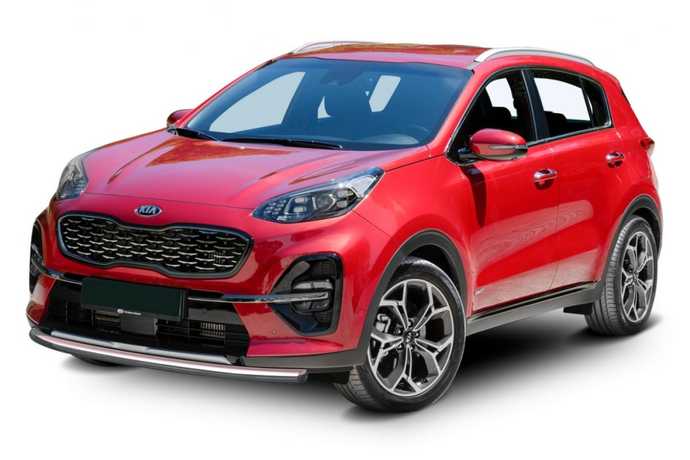 Защита переднего бампера d57 Kia Sportage 2016-2022, в том числе GT-Line (R.2809.002) Rival