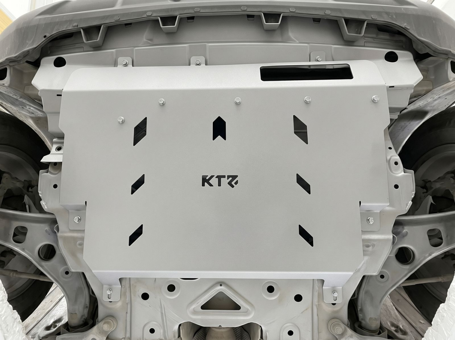 Защита картера и КПП для HAVAL H7 2.0T DCT AWD 2025/ HAVAL F7 2.0 SAT 2025 4WD алюминий 5 мм KTZ