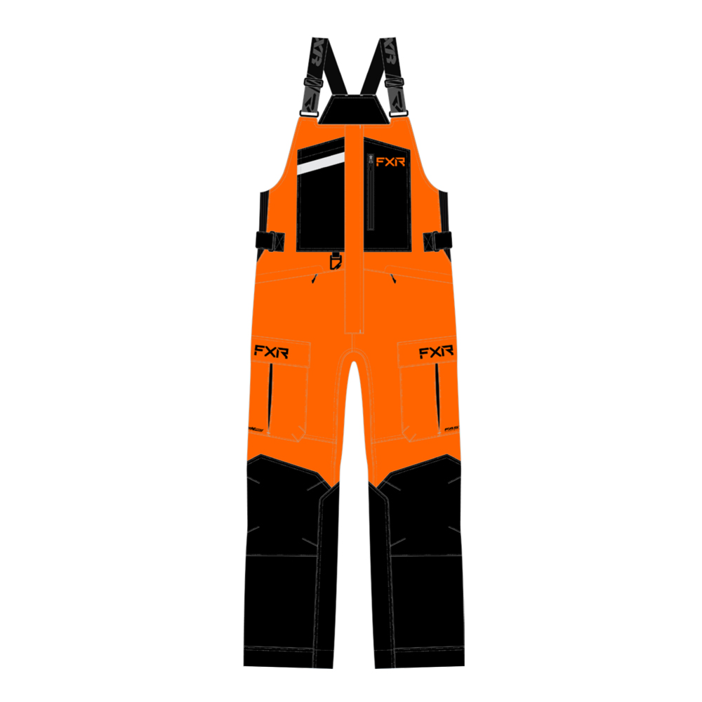 Полукомбинезон FXR Excursion с утеплителем Orange/Black, 2XL