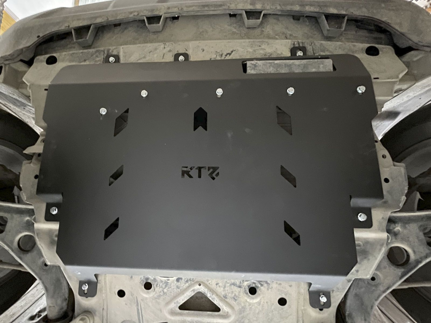 Защита картера и КПП для HAVAL H7 2.0T DCT AWD 2025/ HAVAL F7 2.0 SAT 2025 4WD сталь 3 мм KTZ